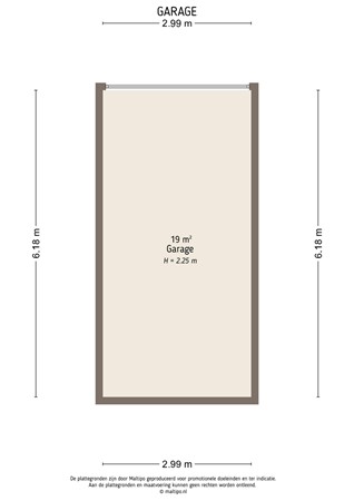 Floorplan - Achterweg 39, 4161 BB Heukelum